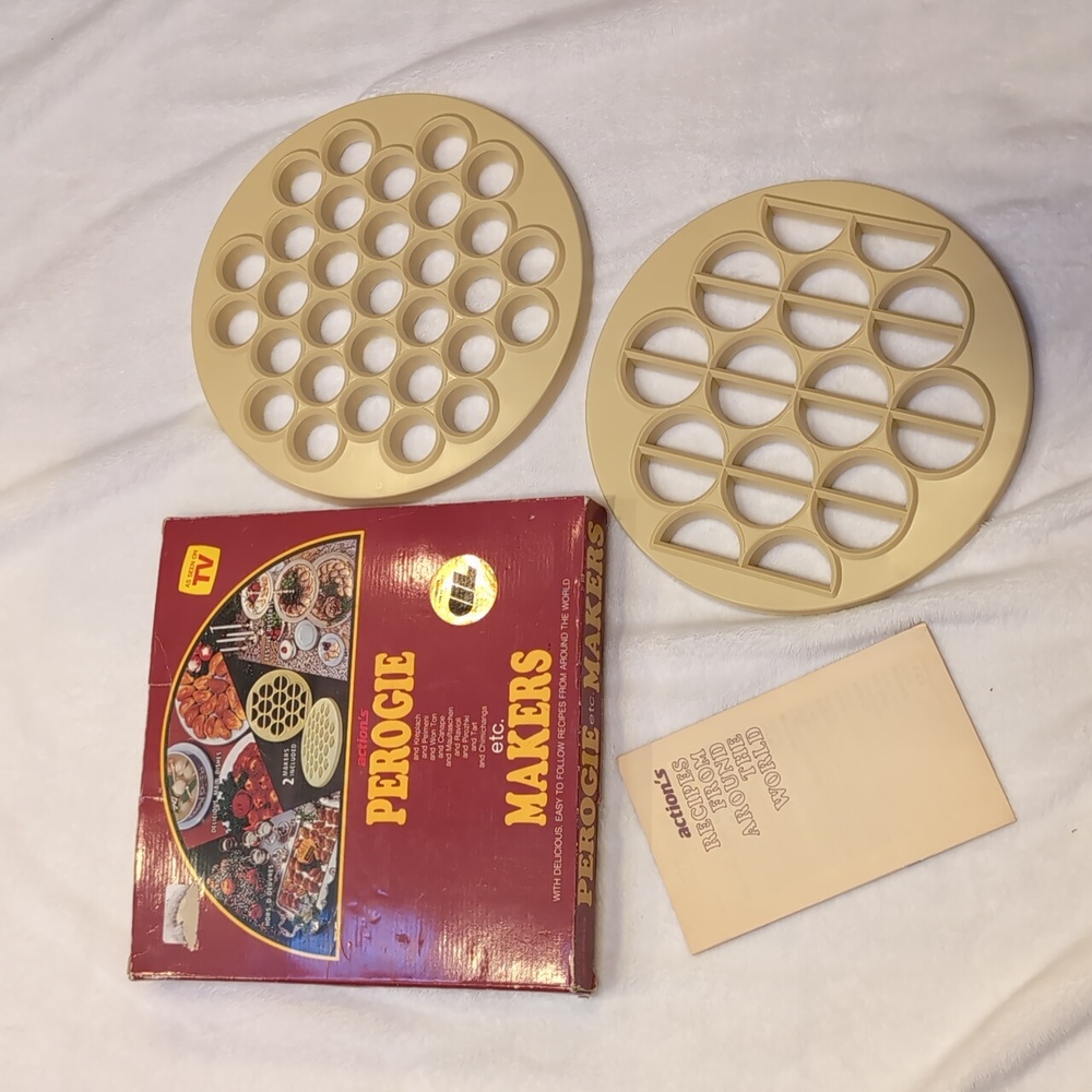 Action's Perogie Makers Set 1984 Retro Vintage